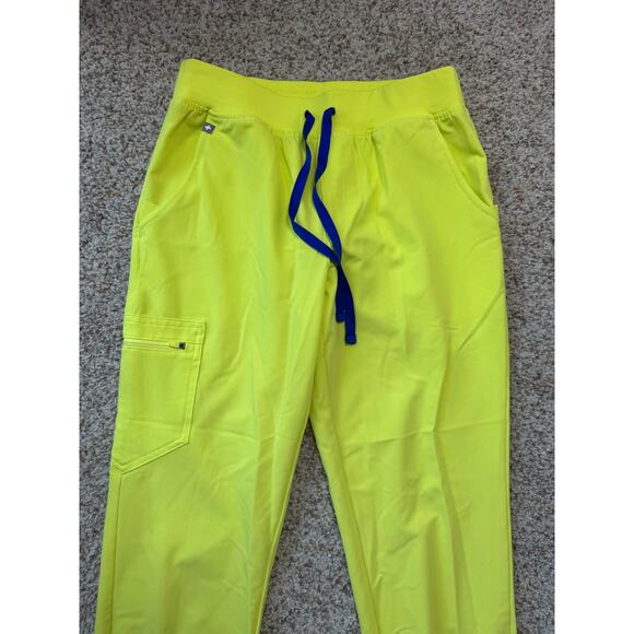 FIGS Jogger Zamora Scrub Pants; Technical Collection; Size Small; Yellow - Picture 10 of 10